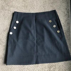 Short black wool skirt from Club Monaco